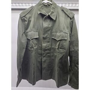 Vintage Belgian Army Field‎ Shirt Begetex ABL 1979 Size 37